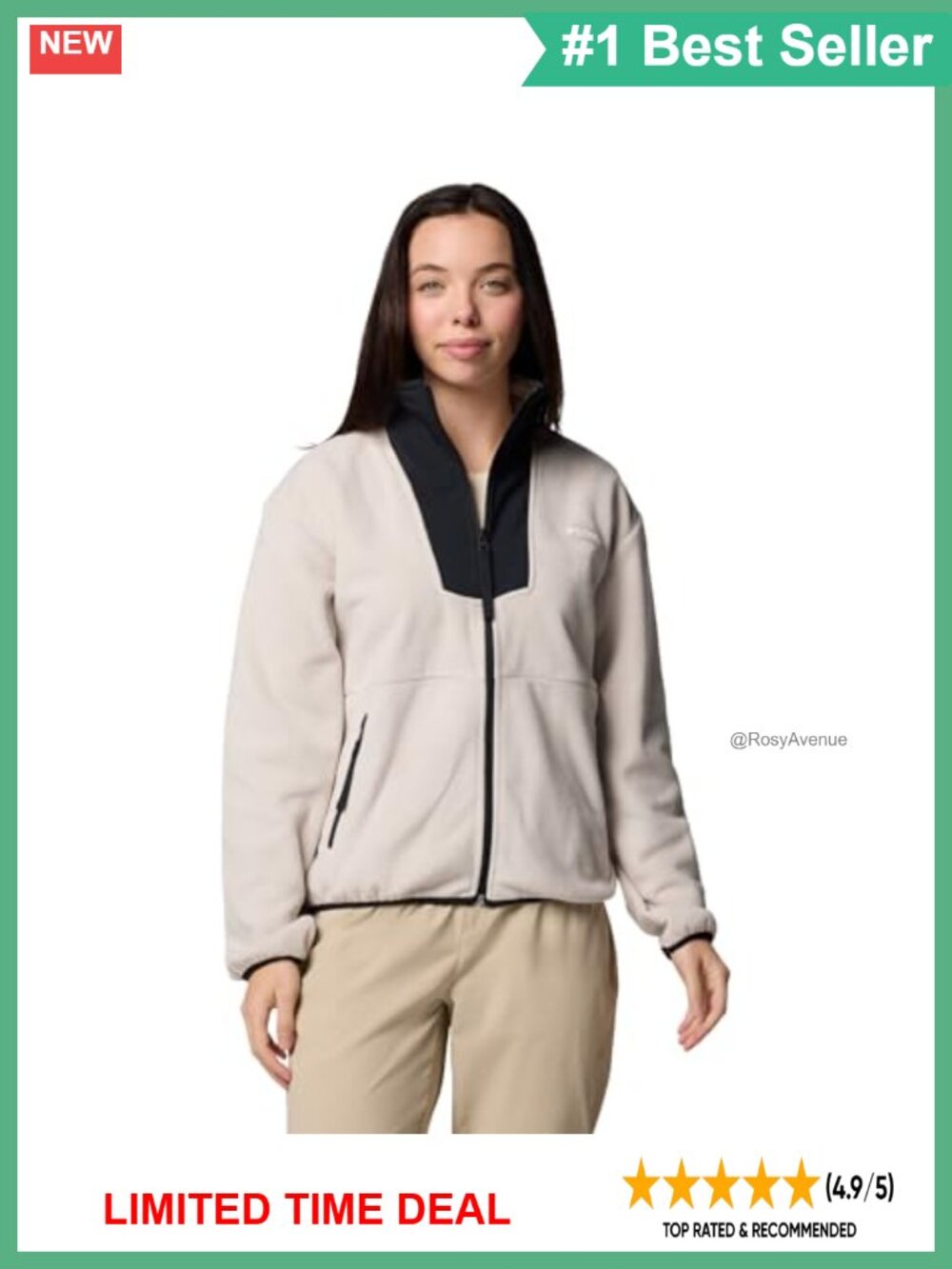 Sequoia Grove Full Zip Fleece Jacket Recycled Polyester Regular Fit